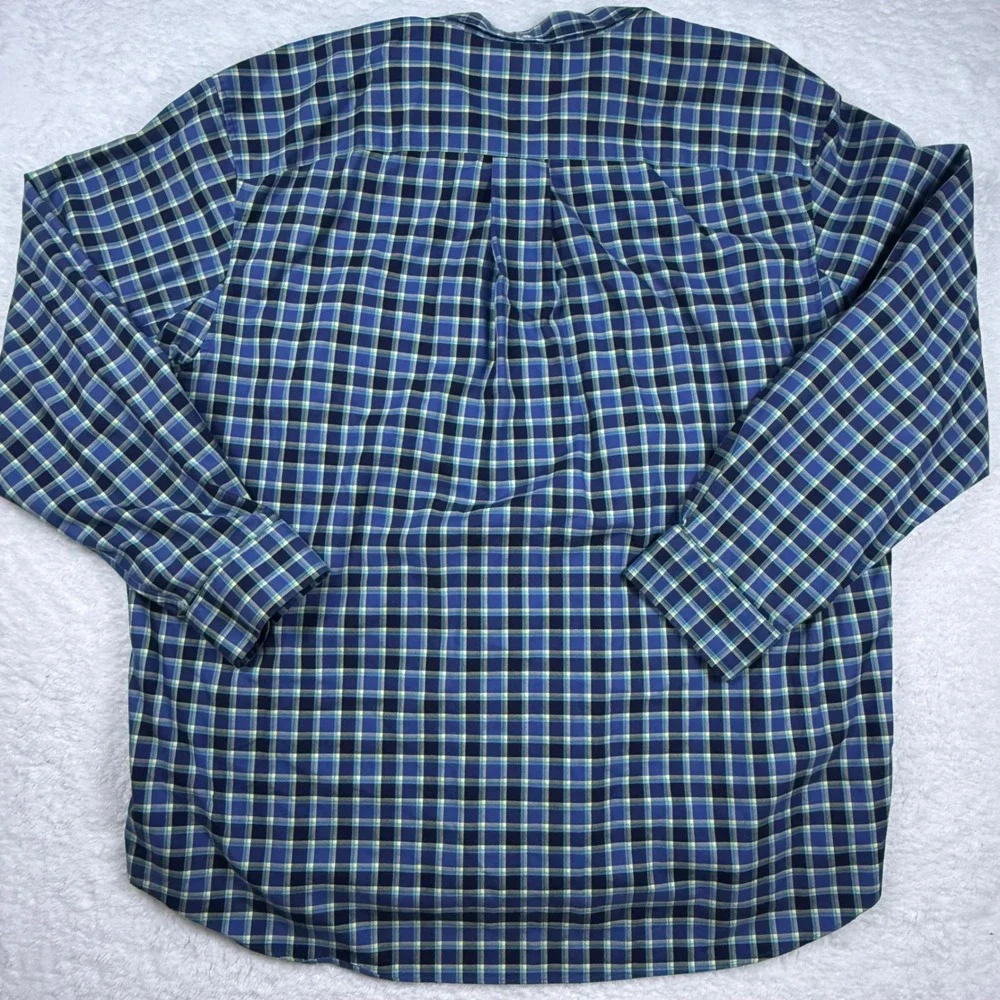 Duluth Trading Co. Mens 2XL Button Down Shirt Plaid Long Sleeve - Picture 3 of 8